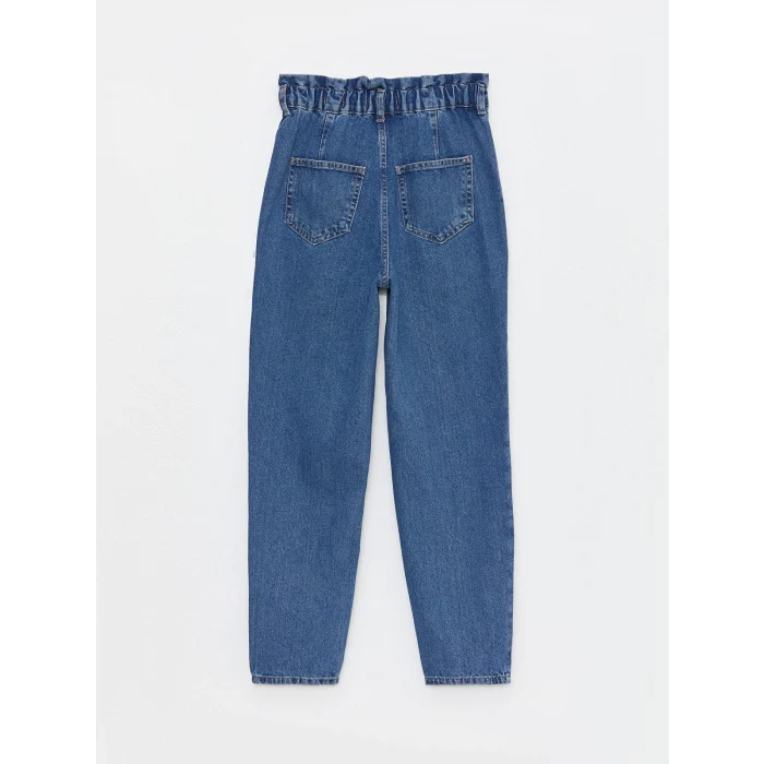 LCW Jeans İNDİGO Yüksek Bel Slouchy Kadın Jean Pantolon