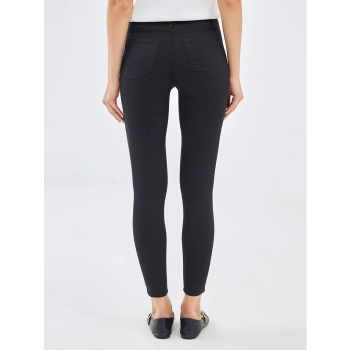 LCW Jeans SİYAH Jüpiter Süper Skinny Fit Kadın Jean Pantolon
