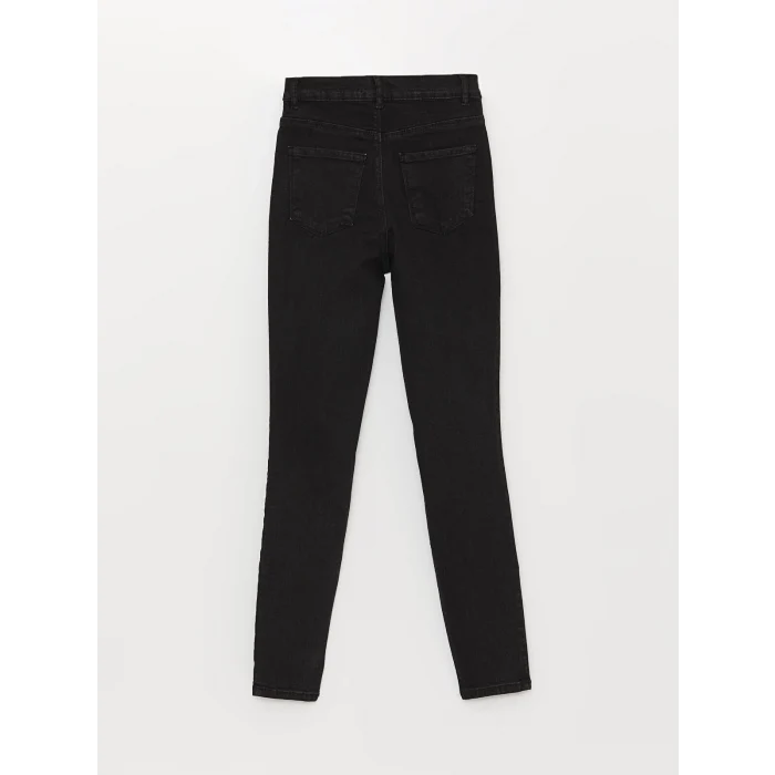 LCW Jeans SİYAH Yüksek Bel Jüpiter Süper Skinny Fit Kadın Jean Pantolon