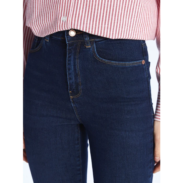 LCW Jeans İNDİGO Jüpiter Süper Skinny Fit Kadın Jean Pantolon