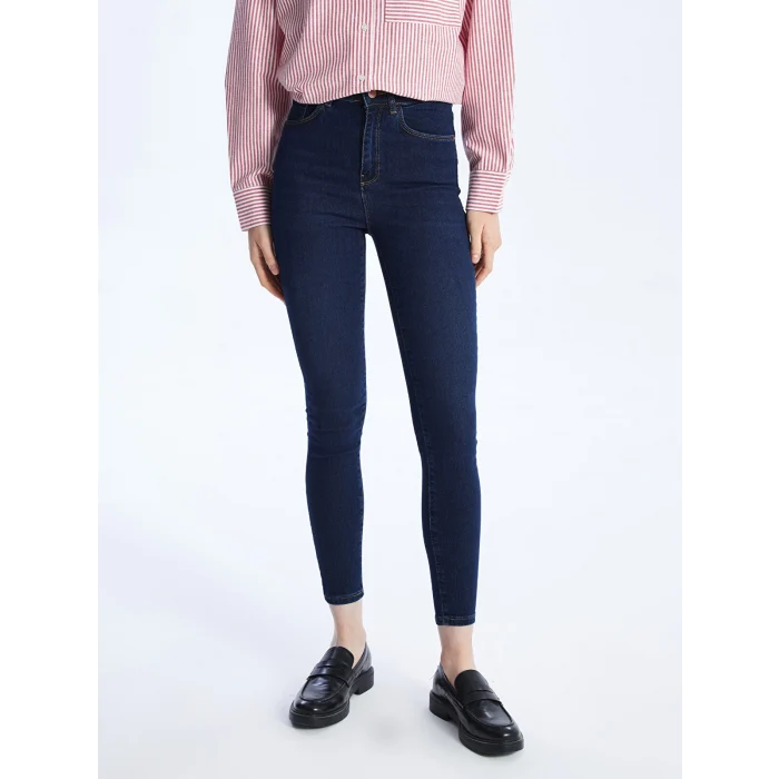 LCW Jeans İNDİGO Jüpiter Süper Skinny Fit Kadın Jean Pantolon