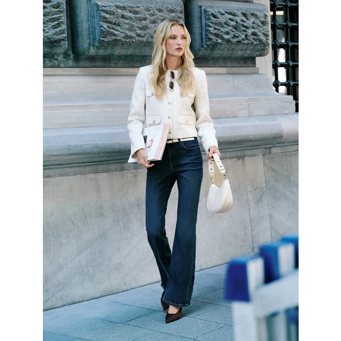 LCW Jeans İNDİGO Mars Flare Kadın Jean Pantolon