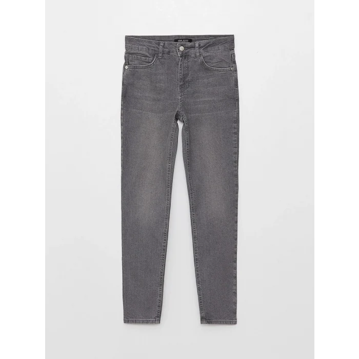 LCW Jeans GRİ Jüpiter Süper Skinny Fit Kadın Jean Pantolon