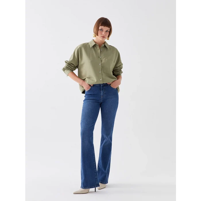 LCW Vision İNDİGO Slim Fit Kadın Jean Pantolon