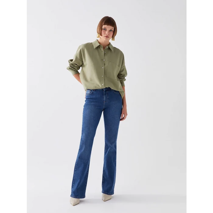 LCW Vision İNDİGO Slim Fit Kadın Jean Pantolon