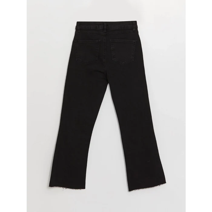 LCW Modest SİYAH Mars Flare Kadın Jean Pantolon