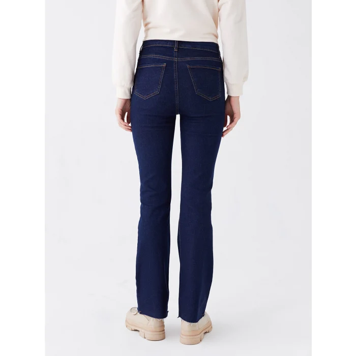 LCW Modest SİYAH Straight Fit Kadın Jean Pantolon