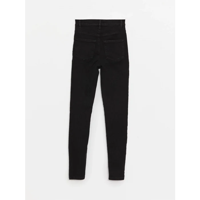 LCW Jeans SİYAH Jüpiter Süper Skinny Fit Kadın Jean Pantolon