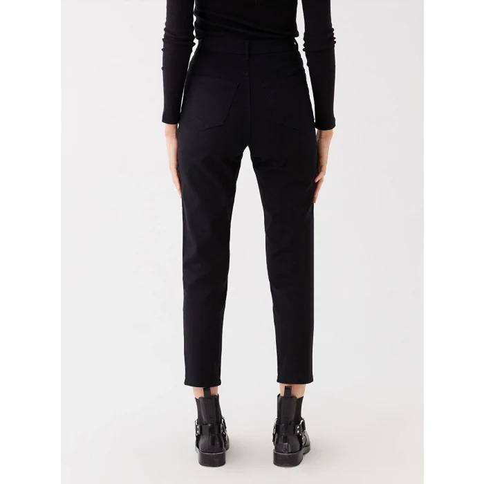 LCW Jeans SİYAH Mom Fit Kadın Jean Pantolon