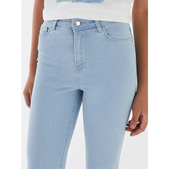 LCW Jeans İNDİGO Yüksek Bel Jüpiter Süper Skinny Fit Kadın Jean Pantolon