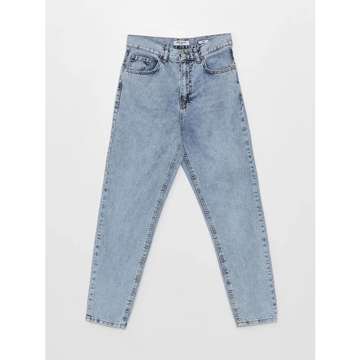 LCW Jeans İNDİGO Mom Fit Kadın Jean Pantolon