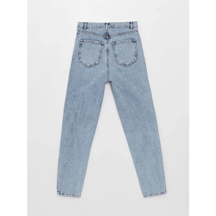 LCW Jeans İNDİGO Mom Fit Kadın Jean Pantolon