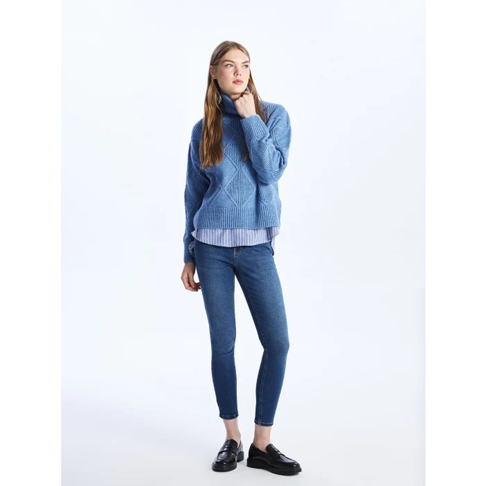 LCW Jeans İNDİGO Push Up Kadın Jean Pantolon