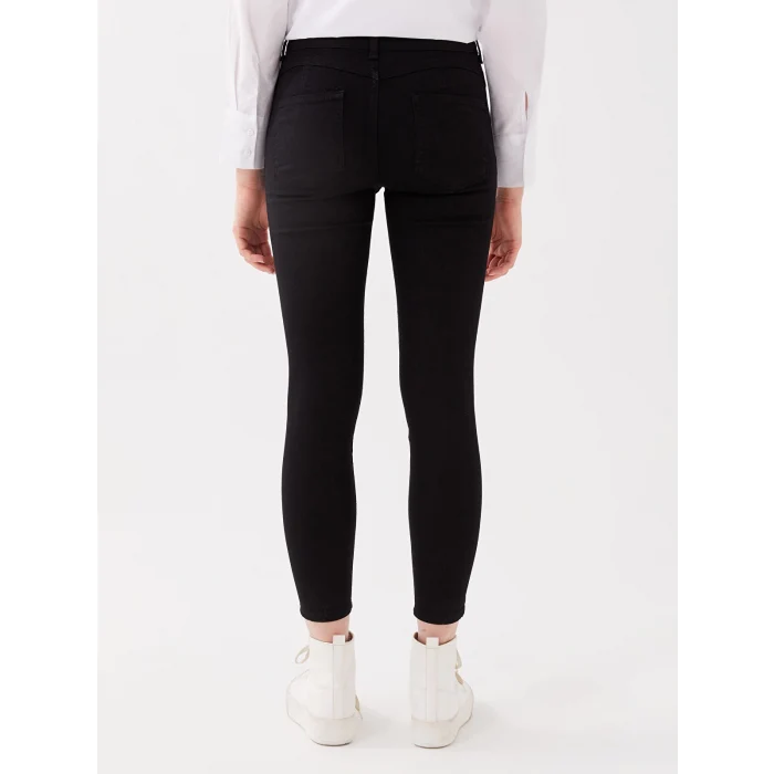 LCW Jeans SİYAH Yüksek Bel Jüpiter Süper Skinny Fit Kadın Jean Pantolon