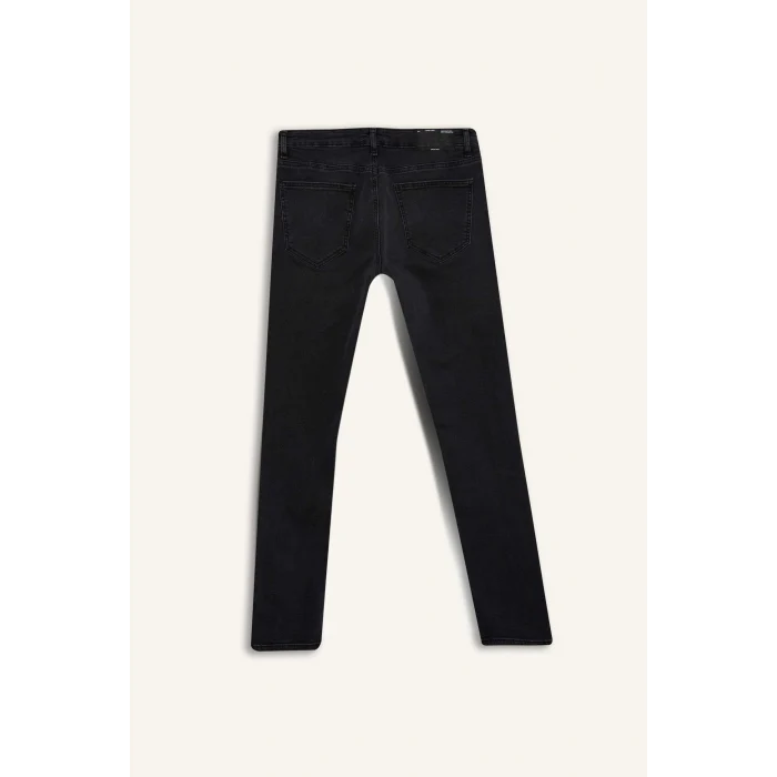 Defacto D5480 DENIM Pedro Slim Fit Dar Kalıp Normal Bel Dar Paça Jean Pantolon