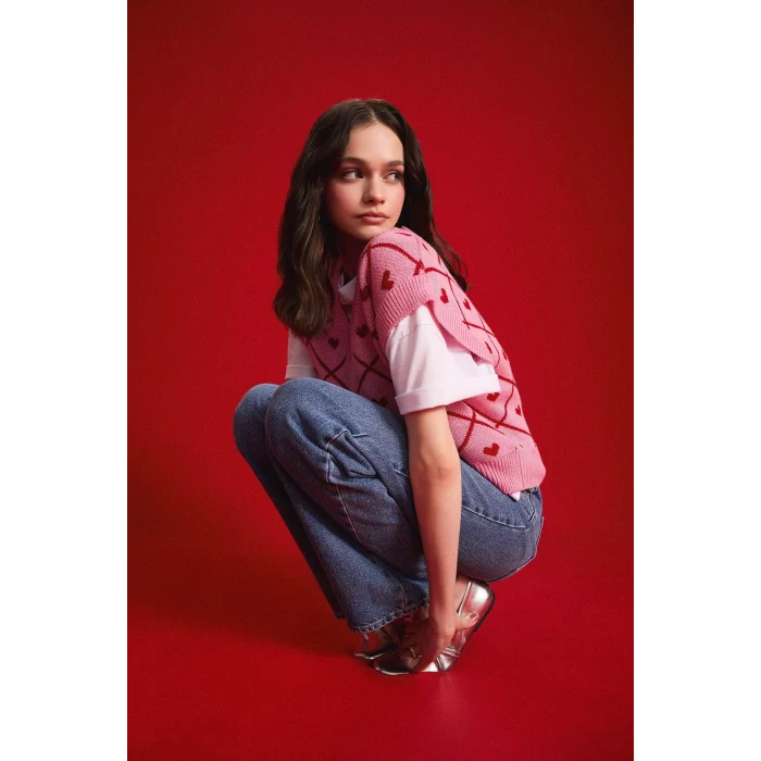 Defacto D7961 Mavi 90s Wide Leg Yüksek Bel Geniş Paça Uzun Jean Pantolon