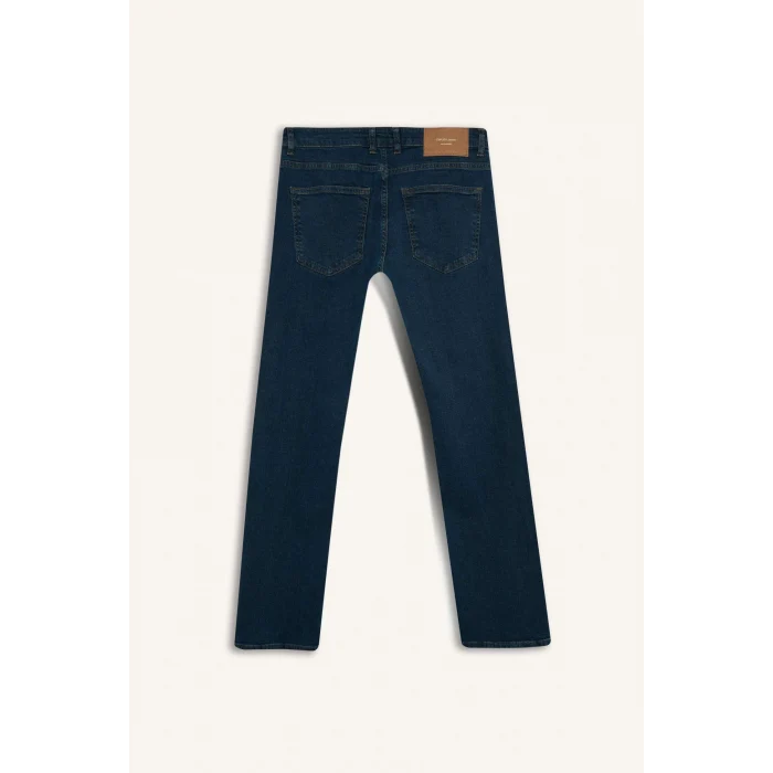 Defacto R9026 Yeşil Sergio Regular Fit Normal Kalıp Normal Bel Boru Paça Jean Pantolon