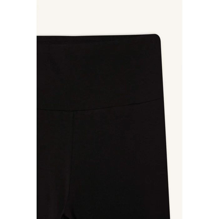 Defacto C5275 Siyah DeFactoFit Flare Fit Beli Saran İspanyol Paça Standart Boy Sporcu Eşofman Altı