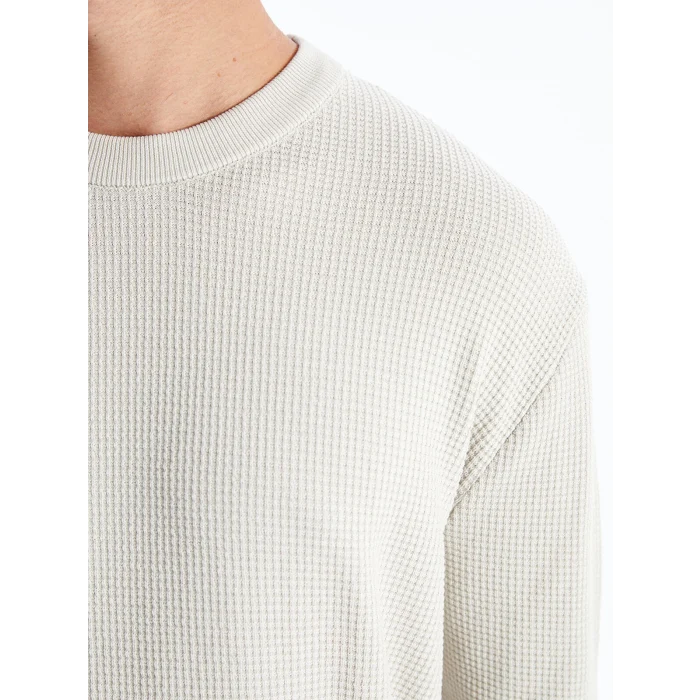 LCW Vision BEJ Bisiklet Yaka Uzun Kollu Erkek Triko Kazak