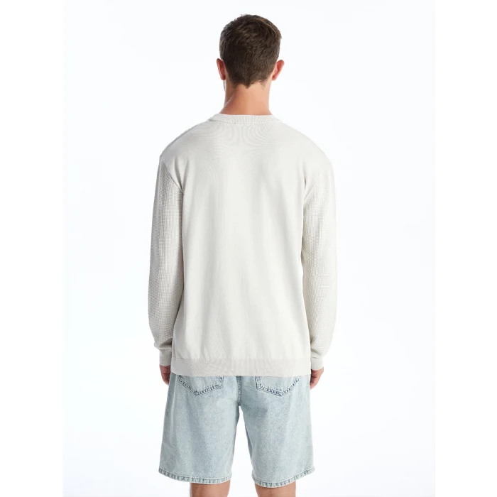 LCW Vision BEJ Bisiklet Yaka Uzun Kollu Erkek Triko Kazak