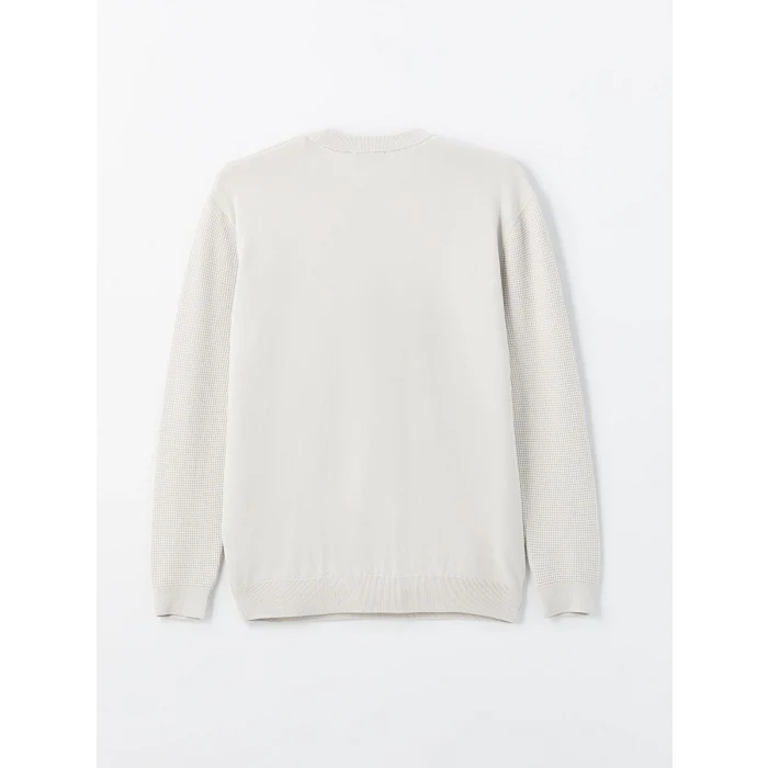 LCW Vision BEJ Bisiklet Yaka Uzun Kollu Erkek Triko Kazak