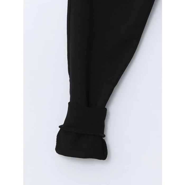 LCW Kids SİYAH Beli Lastikli Erkek Çocuk Jogger Eşofman Altı