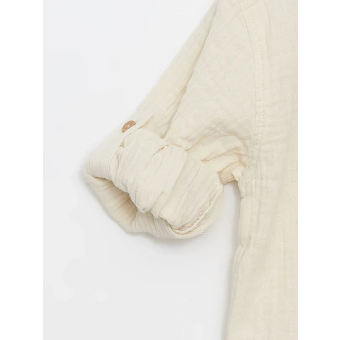 LCW Kids BEJ Hakim Yaka Basic Erkek Çocuk Gömlek