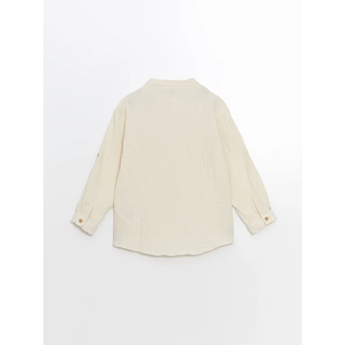 LCW Kids BEJ Hakim Yaka Basic Erkek Çocuk Gömlek