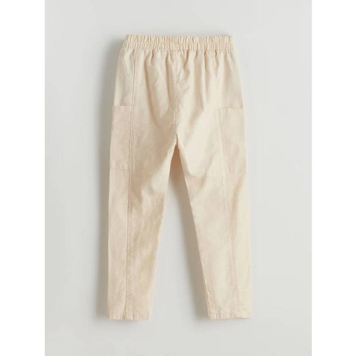 LCW Kids SARI Çizgili Erkek Çocuk Gömlek ve Pantolon 2li