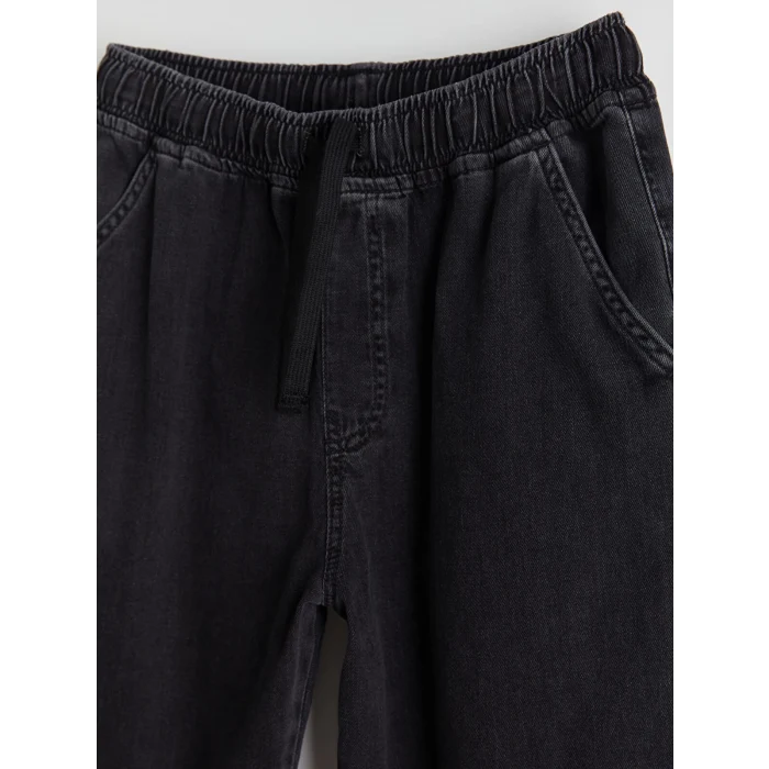 LCW Kids ANTRASİT Beli Lastikli Erkek Çocuk Jean Pantolon