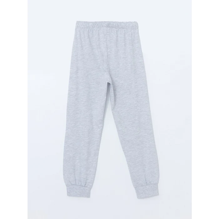 LCW Kids SİYAH Bisiklet Yaka Erkek Çocuk Pijama Takımı