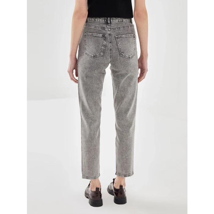 LCW Jeans GRİ Mom Fit Kadın Jean Pantolon