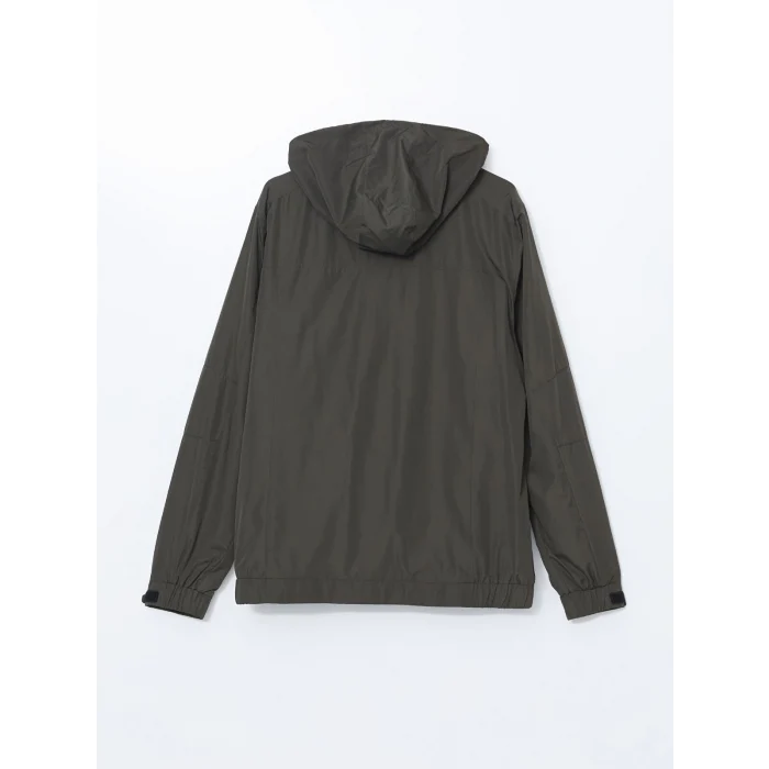 LCWAIKIKI Classic HAKİ Standart Kalıp Kapüşonlu Erkek Mont