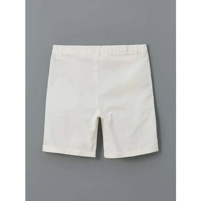 LCW Kids TURUNCU Kısa Kollu Basic Erkek Bebek Gömlek ve Şort 2li Takım