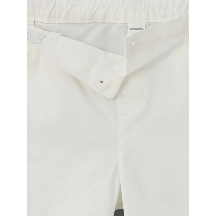 LCW Kids TURUNCU Kısa Kollu Basic Erkek Bebek Gömlek ve Şort 2li Takım