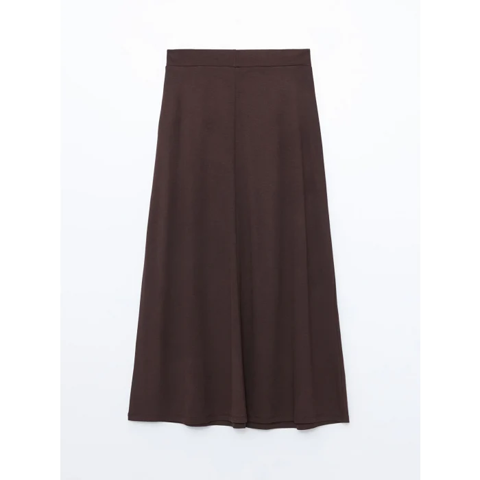 LCW Grace KAHVERENGİ Beli Lastikli Kadın Etek