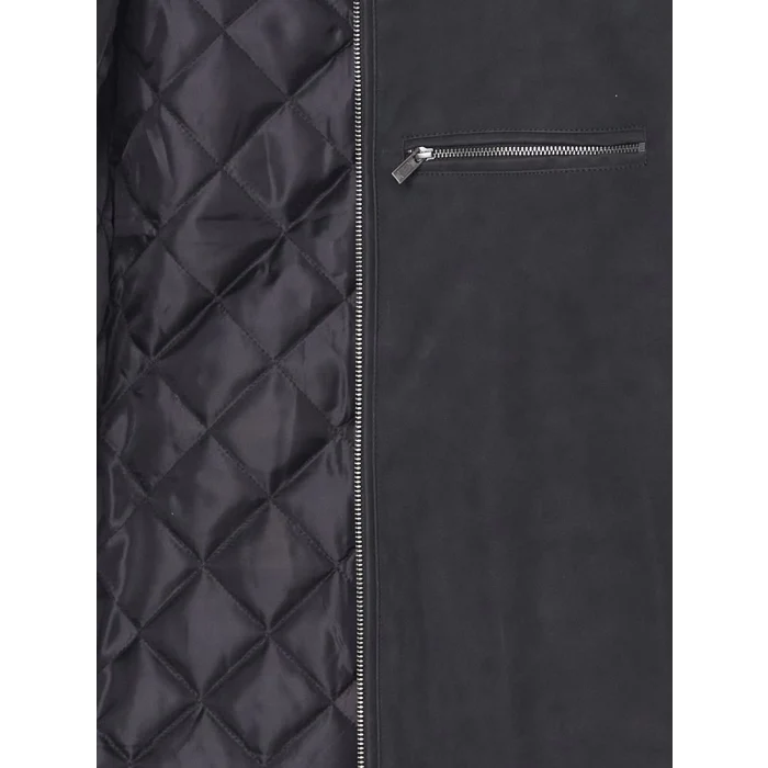 LCWAIKIKI Classic GRİ Biker Yaka Deri Görünümlü Erkek Mont