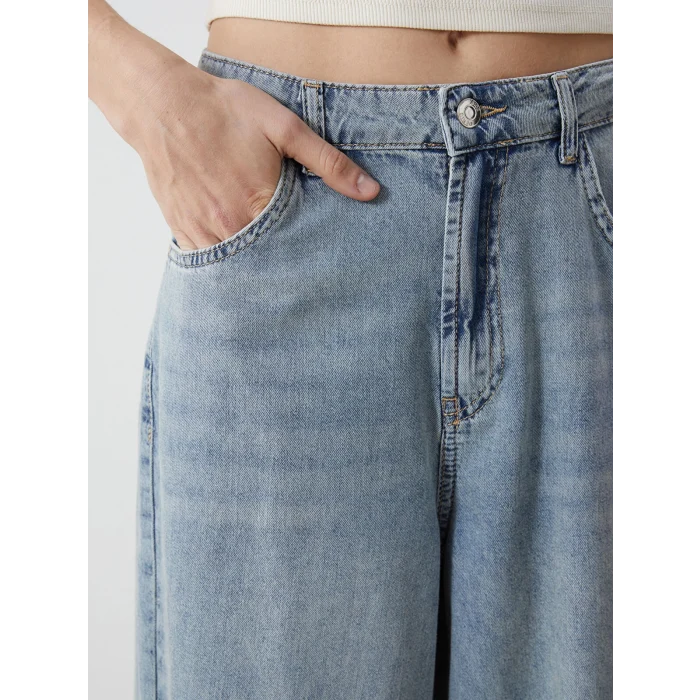 XSIDE MAVİ Wideleg Kadın Jean Pantolon