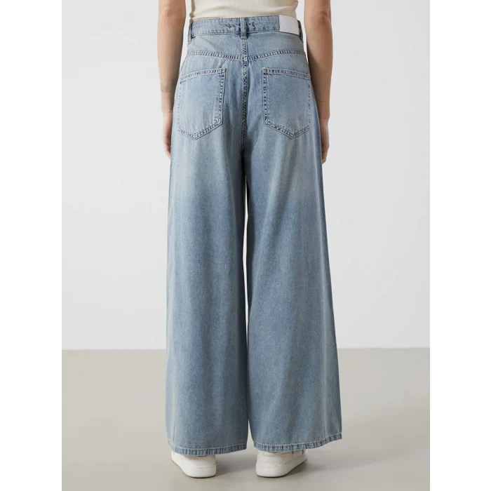 XSIDE MAVİ Wideleg Kadın Jean Pantolon