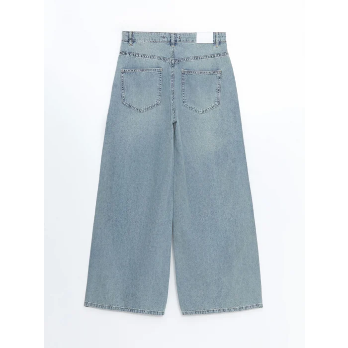 XSIDE MAVİ Wideleg Kadın Jean Pantolon