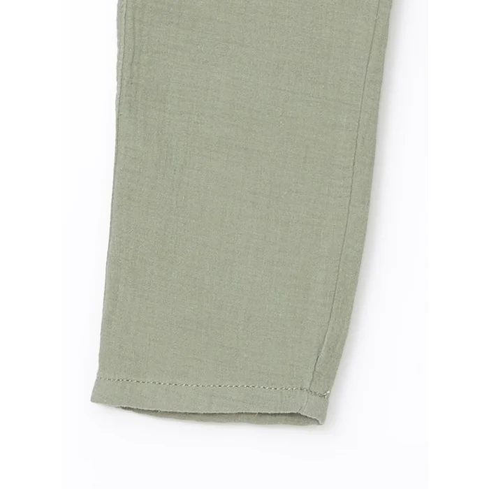 LCW baby YEŞİL Basic Erkek Çocuk Kargo Pantolon