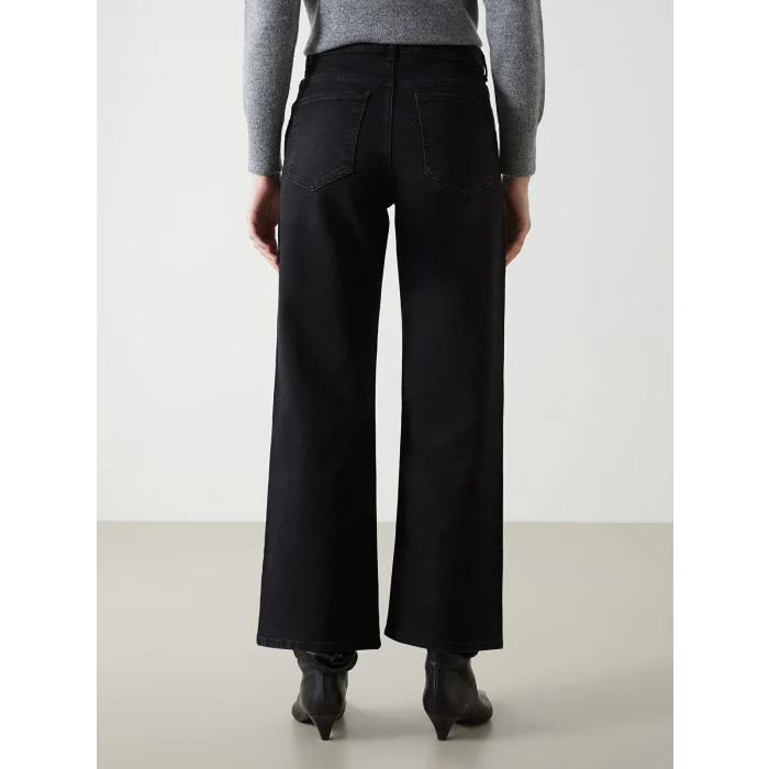 LCW Jeans SİYAH Wideleg Kadın Jean Pantolon