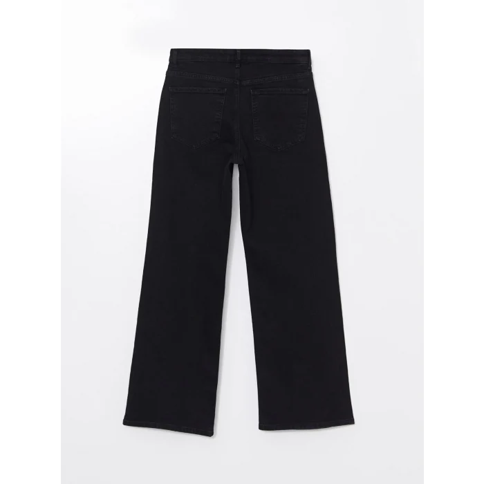 LCW Jeans SİYAH Wideleg Kadın Jean Pantolon