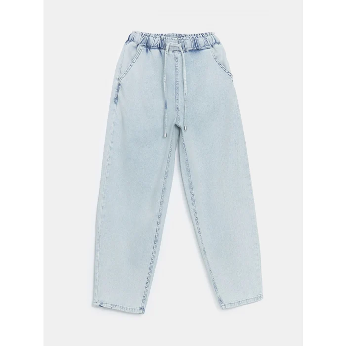 XSIDE MAVİ Yüksek Bel Wideleg Kadın Jean Pantolon