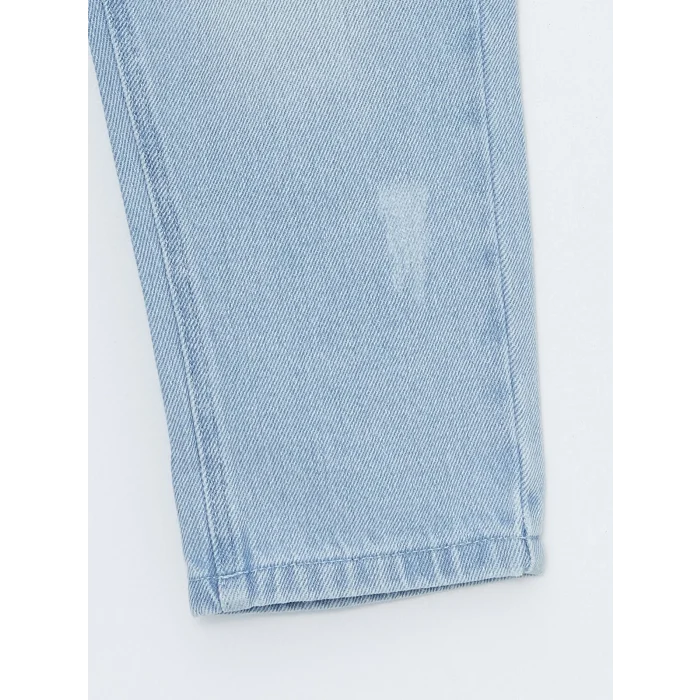LC WAIKIKI MAVİ Beli Lastikli Basic Kız Bebek Jean Pantolon