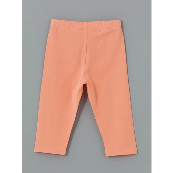 LCW Kids MERCAN Beli Lastikli Çiçekli Kız Çocuk Tayt 2li