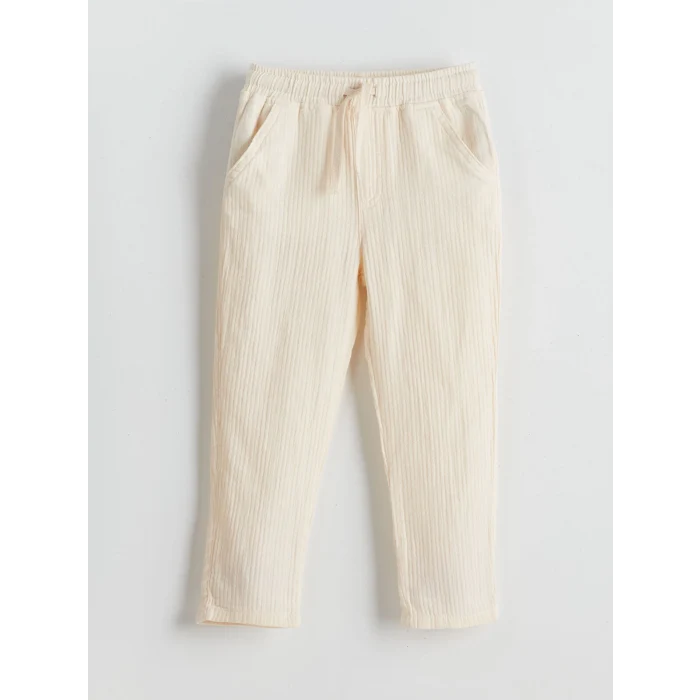 LCW Kids BEJ Beli Lastikli Penye Erkek Çocuk Pantolon