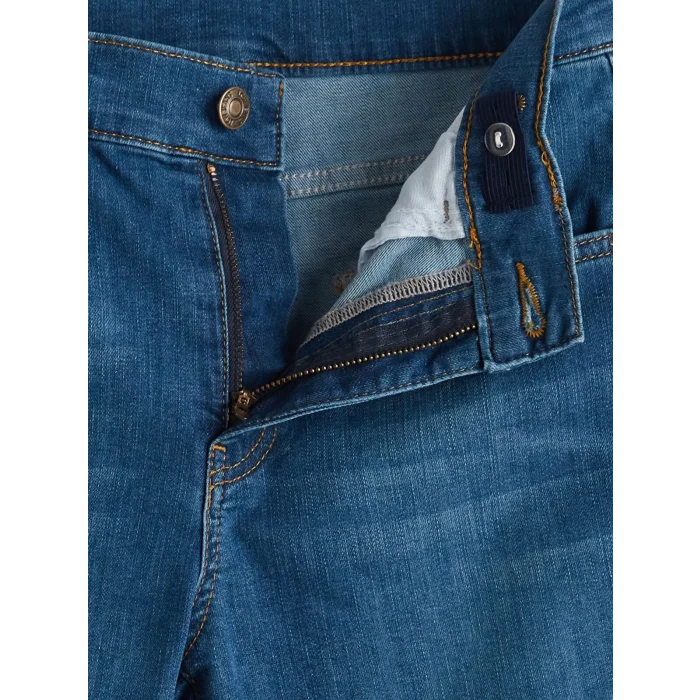 LCW Kids İNDİGO Beli Ayarlanabilir Lastikli Erkek Çocuk Jean Pantolon