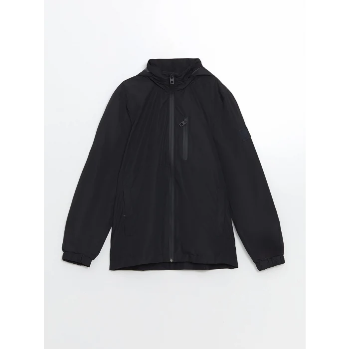 LCW Vision LACİVERT Kapüşonlu Erkek Çocuk Mont