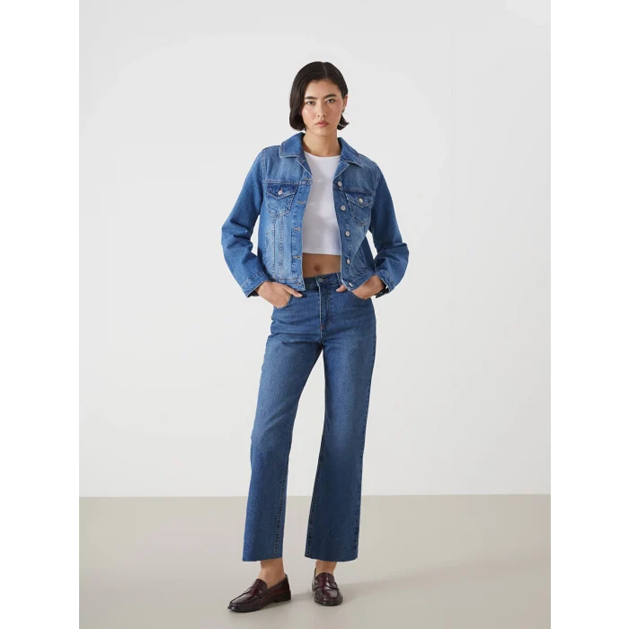 LCW Jeans İNDİGO Mars Flare Kadın Jean Pantolon